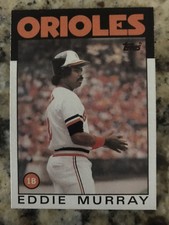 Topps 1986 Eddie Murray #30 Baltimore Orioles Baseball Card