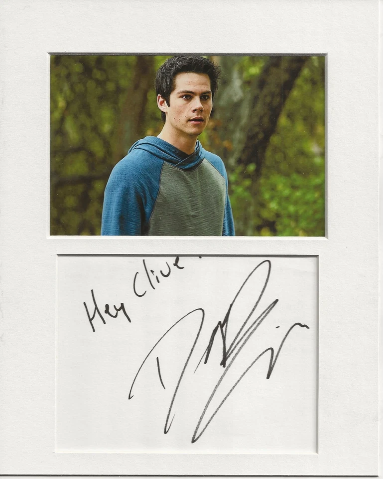 Dylan O'Brien teen wolf signed genuine authentic autograph UACC RD COA - Image 1 of 1
