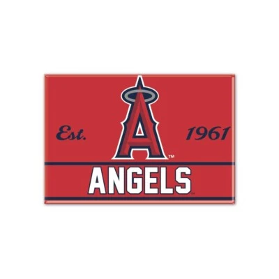 TWO (2) LOS ANGELES ANGELS, 2.5" X 3.5" METAL MAGNETS FROM WINCRAFT - Image 1 of 2