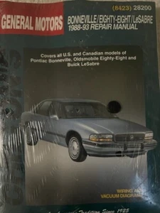 1988 - 93 Bonneville Eighty-Eight LeSABRE CHILTON manual de reparación cuidado total del coche - Imagen 1 de 2