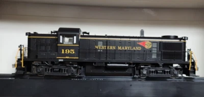 Western Maryland RR ALCO RS-3 Diesel 195 with ESU LokSound DCC  Bowser 25235 - Image 1 of 3