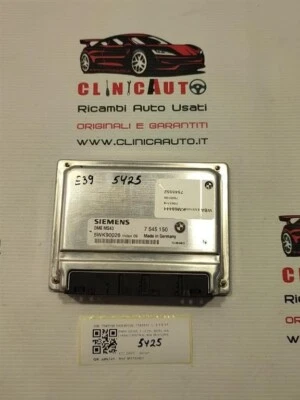 7545150 5WK90026 7545552 CENTRALINA MOTORE BMW Serie 5 E39 Touring 2926  1145373 - Immagine 1 di 4
