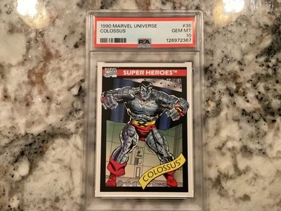 Colossus 1990 Marvel Universe #36 PSA 10 GEM MINT. 1st Marvel Universe Card! - Image 1 of 3
