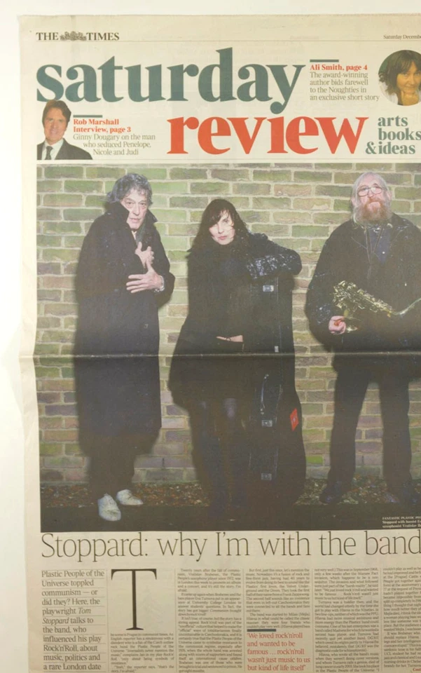 TOM STOPPARD PLASTIC PEOPLE OF THE UNIVERSE ALI SMITH  Saturday Review Dec 2009 Foto 1 de 1