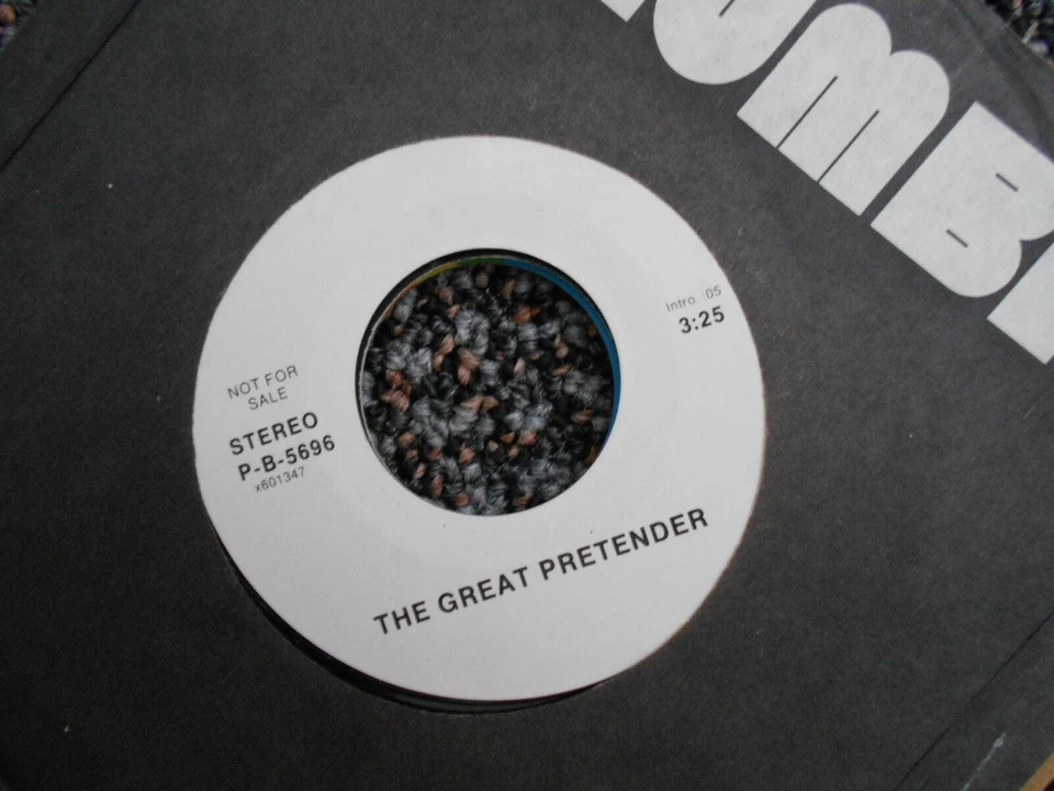 Freddie Mercury m- Test Press PB-5696 7 The Great Pretender / same (3:25) Queen - Image 1 of 1