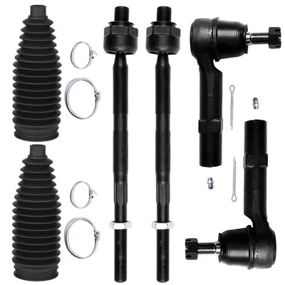 6Pcs For 2014-2015 Chevrolet Traverse Front Tie Rod End Rack and Pinion Bellow Foto 1 de 4