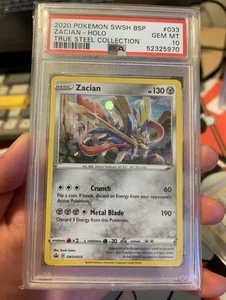 PSA 10 Zacian Holo True Steel Collection Pokemon Karte #033 Gem Mint - Bild 1 von 2