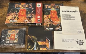 Turok 3: Shadow Of Oblivion (N64) komplett CIB mit Poster & Reg Card! Getestet! - Bild 1 von 24