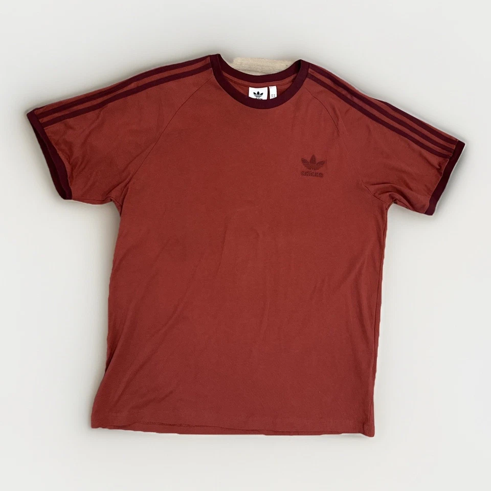 MENS ADIDAS ORIGINALS CALIFORNIA TREFOIL TEE SHIRT SIZE MEDIUM #JN7019