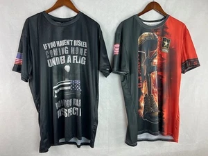 United States Army Veteran Military Shirts Gr. 2XL Set 2 Hemden 100% Polyester - Bild 1 von 8