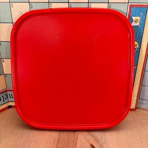 Tupperware Modular Mates Square Replacement Seal #1623 ~ Candy Apple Red, NO TAB - Picture 1 of 4