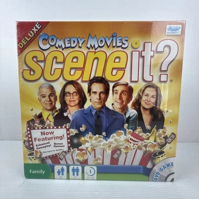 Scene It? Delux Comedy Movies Edition DVD Game - New & Sealed - Image 1 of 4