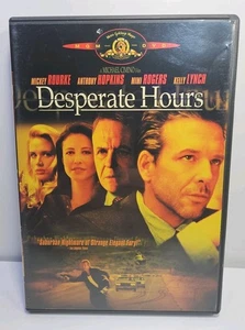 Desperate Hours (DVD, 1990) Mickey Rourke, Anthony Hopkins, Mimi Rogers  - Picture 1 of 6