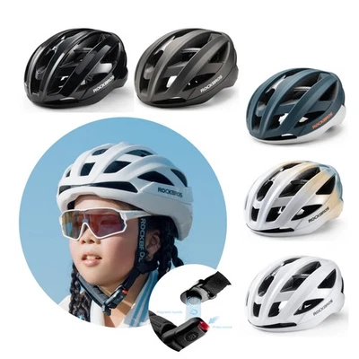 ROCKBROS Kids Children Helmet Magnetic Buckle Safety Cycling Adjustable Helmet - Image 1 of 4