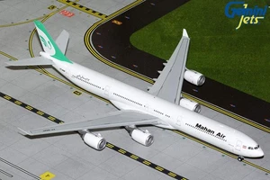 GeminiJets Mahan Air Air Air Airbus A340-600 EP-MMR escala 1/200 - Imagen 1 de 2