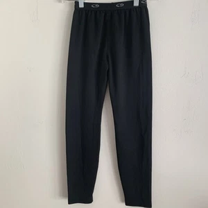 Champion Black Polyester Thermal Long John Pants Size M Boys - Picture 1 of 4