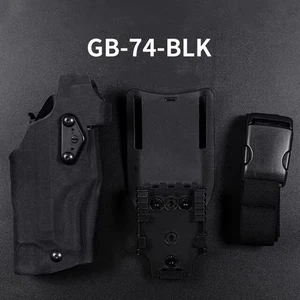 6354DO Tactical Pistol Holster for Glock 17/19 with X300/X300U Flashlight Nylon - Picture 1 of 6