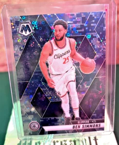 2024-25 Panini Mosaic Ben Simmons 1/35 Fast Break Blue Camo Mosaic NBA #30 - Bild 1 von 2