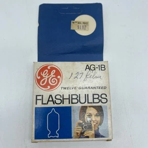 Vintage GE General Electric AG-1B Blue Flash Bulbs New Old Stock 11 In Pack - Picture 1 of 4