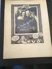 WALLY WALLGREN STARS & STRIPES WWI ARTIST CHRISTMAS CARD ART SIGNED 1941