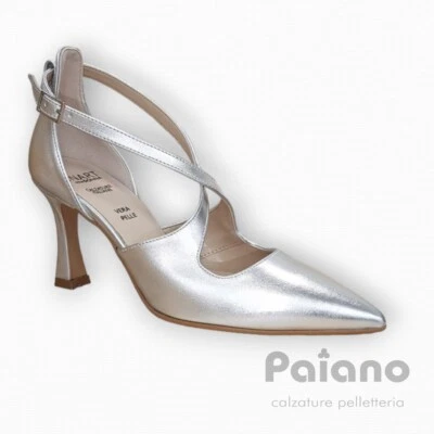 Inart Donna A78 laminato argento braccialetto tacco rocchetto a punta - Immagine 1 di 4