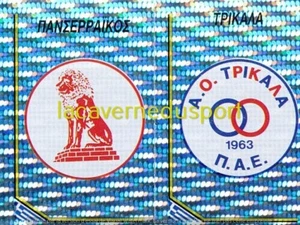 370 BADGE ECUSSON MGS PANSERRAIKOS / AO TRIKALA PANINI PODOSFAIRO 1997 1998 - Picture 1 of 1