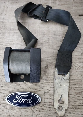 FORD ESCORT MK2 RS MEXICO SPORT FRONT SEAT BELT 75AB T6129A DA GENUINE RARE NOW - Image 1 of 3