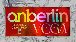 Anberlin Vega 2024 Album Promotional 5" x 2" Holographic Sticker - Picture 1 of 2
