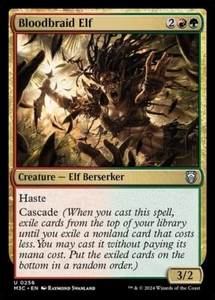 *MtG: 4x Bloodbraid Elf - Commander: Modern Horizons 3 UC - magicman-europe* - Bild 1 von 1