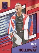 PANINI 2022 UFC CHRONICLES MAX HOLLOWAY #254 86/199 ELITE RED PARALLEL CARD