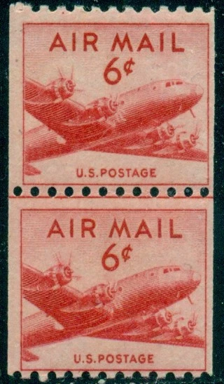 SCOTT # C41 LINE PAIR, MINT, OG, NH, FINE, GREAT PRICE! - Image 1 of 1