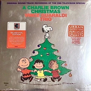 A Charlie Brown Christmas by Vince Guaraldi Trio Vinyl LP Red Green Splatter NEW - Picture 1 of 2