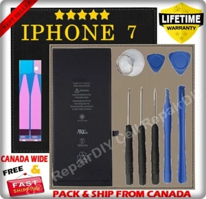 Batterie de remplacement neuve convient pour iPhone 7 1960mAh + outils et adhésif gratuits - Photo 1 sur 8