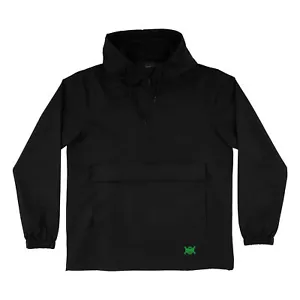 Santa Cruz Skateboards Coat Cruz Bond Bomber Jacket Black/White Stripe Rib - Picture 1 of 4