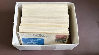SMITHSONIAN 101 FLOWN AVIATION COVERS +99 JOURNALS RARE COMPLETE SET 1972-81 FDC - Image 1 of 4