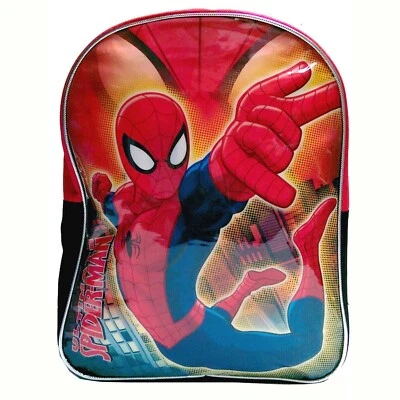 Marvel Amazing Spider-Man 15" Backpack School Kids Boys Book Bag NEW - Image 1 of 4