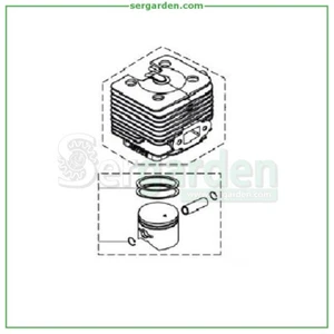 KOMPLETTER ZYLINDER KOLBEN FREISCHNEIDER ACTIVE 2.4 ORIGINAL ERSATZTEIL  - Bild 1 von 1