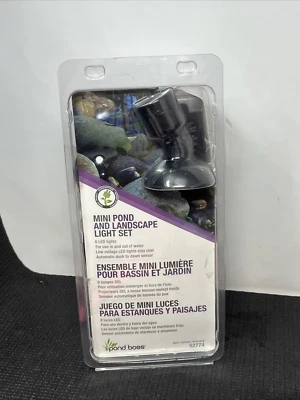 Pond Boss 6 LED Mini Estanque y Paisaje Juego de Luces Anochecer a Amanecer #52774 Foto 1 de 4