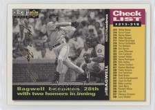 1995 Upper Deck Collector's Choice Gold Signature Jeff Bagwell #528 HOF