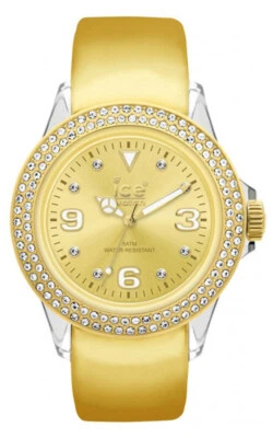 Ice-watch Magnate de Piedra Swarovski Poliamida Chapado en Oro Reloj Unisex - Imagen 1 de 3