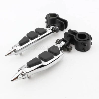 Clavija de pie de carretera de 1"" ~ 1-1/4" para Honda Shadow ACE Aero Spirit Sabre VT 750 1100 Foto 1 de 4