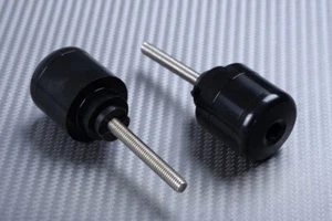 Coppia Contrappesi Manubrio Nero Ø 31 mm Per HONDA CB 1300 CB1300 1998-2019 - Imagen 1 de 2