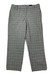 Avenue Women's Size 16 Plaid Super Stretch Trouser Pants 39"W x 28" Inseam NEW - Picture 1 of 12