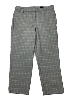 Pantalón Avenue para mujer talla 16 a cuadros súper elástico 39" W x 28" entrepierna NUEVO Foto 1 de 4