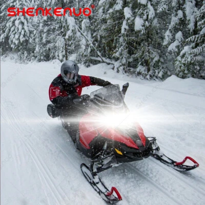 For Ski Doo REV XP XS XR 4Side LED headlight 2003-2018 Plug & Play By Snowmobile - Image 1 of 4