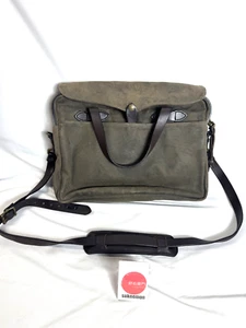 Filson Original Briefcase Otter Green Made in USA with Shoulder Strap - Picture 1 of 13