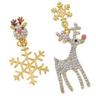 Christmas Jewelry Gift Festival Ear Snowflake Earrings Grace Miss