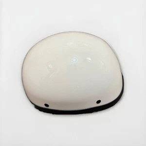 Nwt White Cyclone Motorcycle Half Helmet DOT Certified Medium - Picture 1 of 5