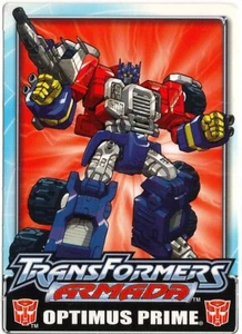 Transformers Armada Optimus Prime Sticker Trading Card Hasbro 2002 - Picture 1 of 1