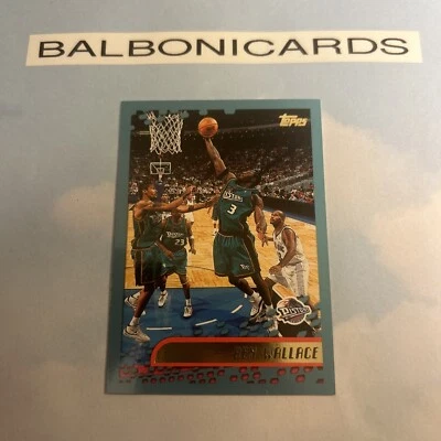 2001-02 Topps - #73 Ben Wallace Detroit Pistons NM+ Free Shipping! - Image 1 of 2